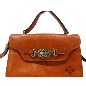 Patricia Nash Vibrant Orange Crossbody Bag